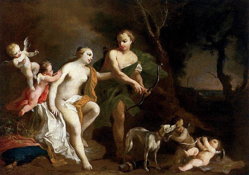 Jacopo Amigoni Venus and Adonis China oil painting art